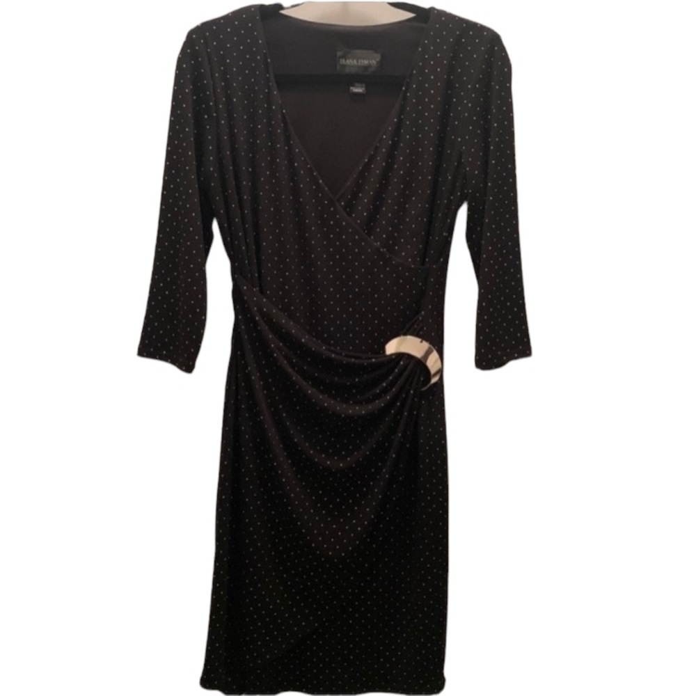 FRANK LYMAN | Studded Wrap Dress Sz 6 US